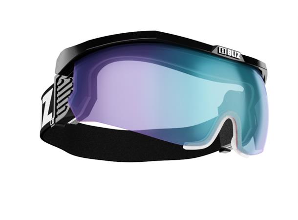 Bliz Active Proflip Max Brille Skibrille med justerbar skjerm, Sort 