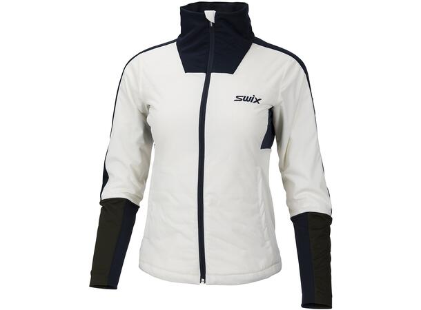 Swix Blizzard XC Jakke Dame L Varm langrennsjakke Snow white 