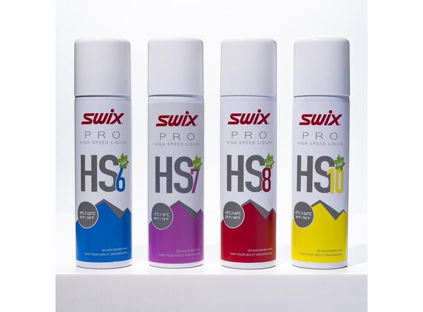 Swix HS10 Liq. Gul, +2°C/+10°C 125ml Flytende fluorfri glider trening/konkur