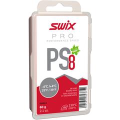 Swix PS8 R&#248;d glider, -4&#176;C/+4&#176;C, 60g Fluorfri glider til tur/trening