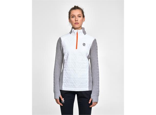 Dæhlie Half Zip Comfy Genser Dame M Varm og god mellomlags genser Snow White 