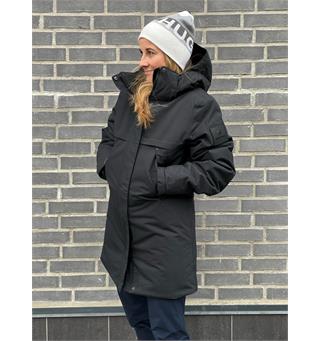 Northug Chamonix Parka Dame Varm parkas for de kalde dagene Black
