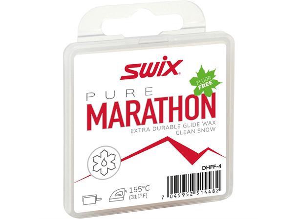 Swix Pure Marathon Hvit, 40g Nyhet, Marathon glider uten fluor. 