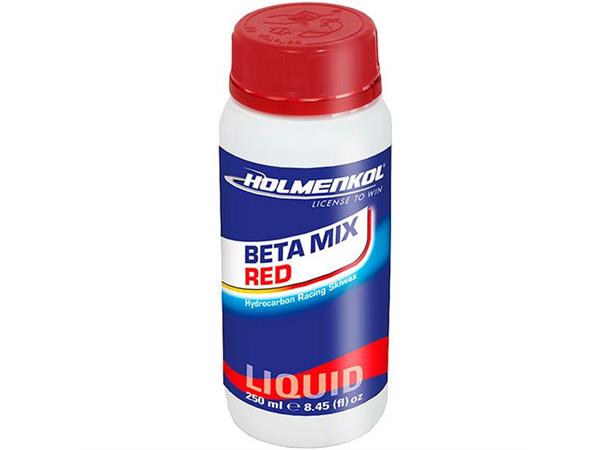 Holmenkoll BetaMix Rød Flytende 250ml Fluorfri glider til trening/ konkurranse 