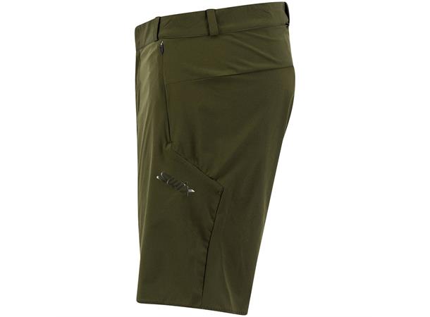 Swix Motion Adventure shorts M L Lett shorts til tur og trening DarkOlive 