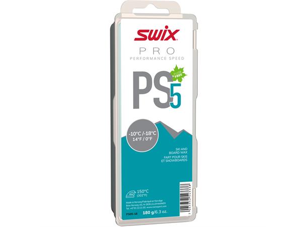 Swix PS5 Turkis glider -10°C/-18°C 180g Fluorfri glider til tur/trening 