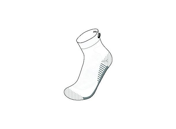 Asics Sokker Ultra Comfort Quarter I Komfortabel løpesokk i hvit