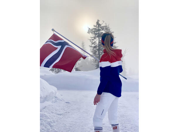 Dæhlie Kollen Anorak Dame S Teknisk anorak til dame High Risk Red 