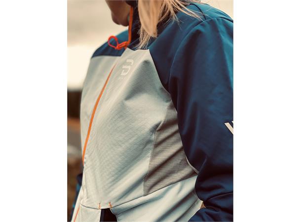 Dæhlie Supreme Wool Jakke Dame XS Teknisk langrennsjakke med ull-Cash Blue 