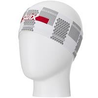 Swix Unisex Pannebånd Carbon 58 Elastisk og refleksdetaljer Bright white