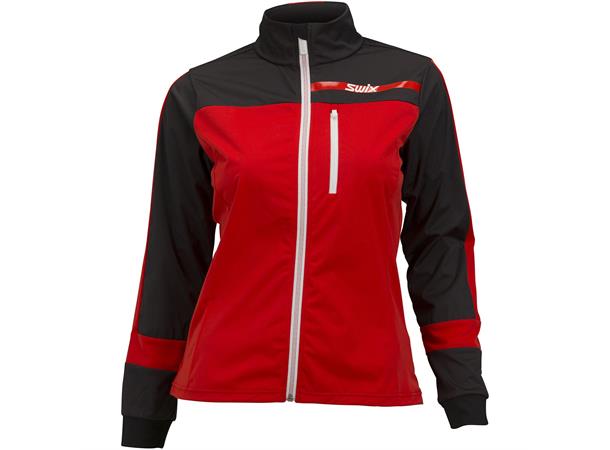 Swix Carbon Light Softshell Jakke D XS Lett og allsidig jakke - Fiery red 