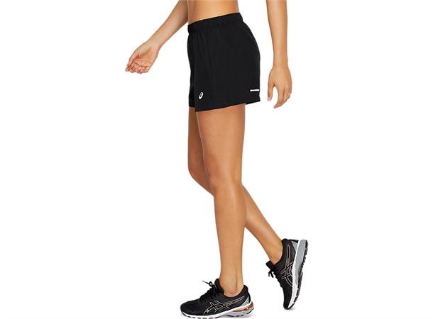 Asics Dame Shorts Icon 4IN XS Teknisk løpeshorts Per.Blk/CarrierGrey