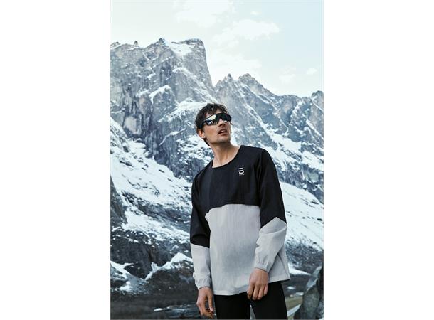 Dæhlie Athlete Half Zip Herre  S Løpejakke for høy intensitet Obsidian 