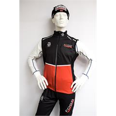 FOSS Sport Race Softshell Vest Herre D&#230;hlie skivest med FOSS Sport logo