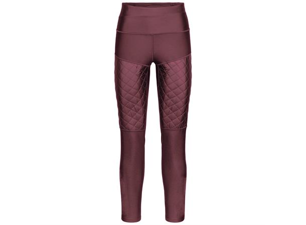 Johaug Tights Advance Primaloft S Varm tights m/primaloft i front Brown 