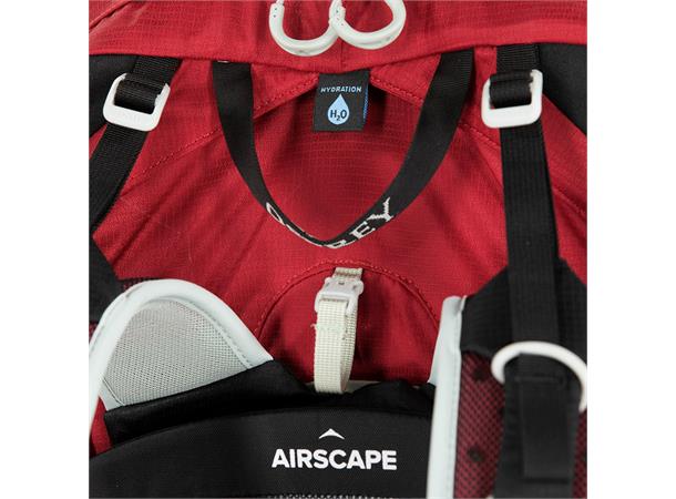 Osprey Talon 33 L/XL Ryggsekk Lett og anvendelig tursekk Cosmic Red