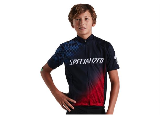 Specialized RBX Comp SS Trøye Junior L Sykkeltrøye Junior - Navy/Red