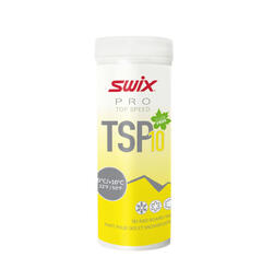 Swix TSP10 Yellow 0°C/+10°C, 40g Fluorfritt pulver for våte forhold