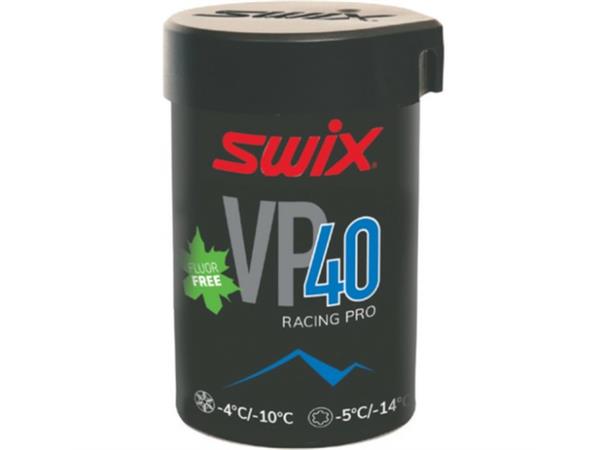 Swix VP40 Pro Blue -10/-4, 45g Fluorfri festevoks Blå for kalde forhold