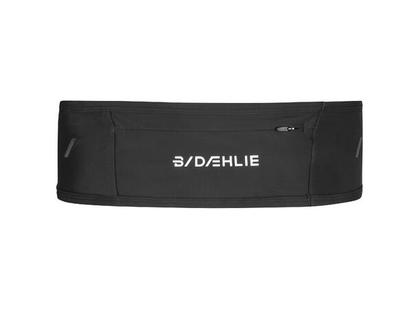 Dæhlie Run Belt S Elastisk løpebelte Obsidian