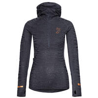 Johaug Trøye Advance Tech-Wool Hood S Baselayer i teknisk ull Dark Blue