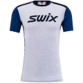 Swix Herre T-shirt Motion Tech Wool L Multisport tr&#248;ye med ull Silver