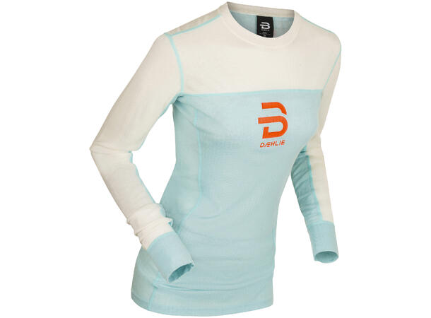 Dæhlie Dame LS Performance-Tech LS L Lett baselayer - Iced Aqua 