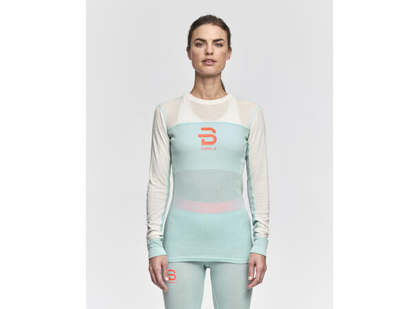 Dæhlie Dame LS Performance-Tech LS L Lett baselayer - Iced Aqua 