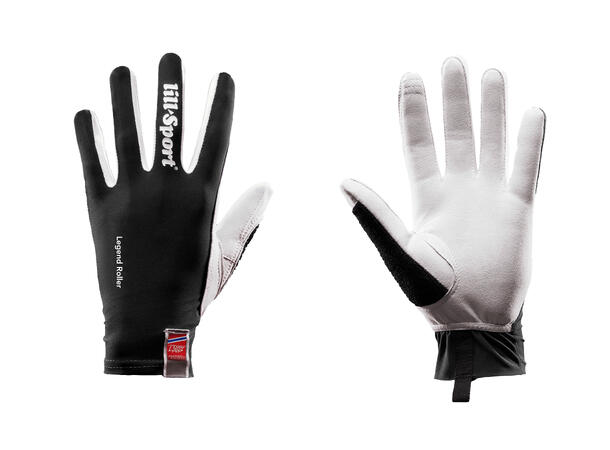 Lill-Sport Legend Roller 8 Sort Slitesterk Rulleskihanske Sort 