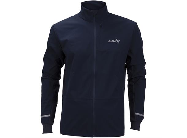Swix Herre Jakke Motion Premium  M Lett treningsjakke m/refleks Dark navy