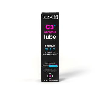 Muc-Off Wet Lube - C3 Ceramic 50ml Keramisk kjedeolje for v&#229;te forhold