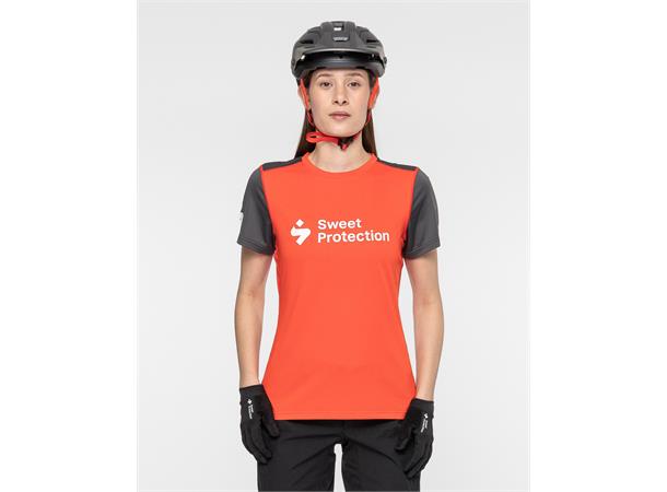 Sweet Dame T-skjorte Hunter SS  M Allsidig sykkeltrøye Tomato 
