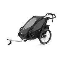Thule Chariot Sport1 Sort Multivogn til løping, ski og sykkel