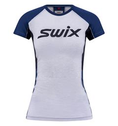 Swix Dame T-shirt Motion Tech Wool Multisport trøye med ull Silver