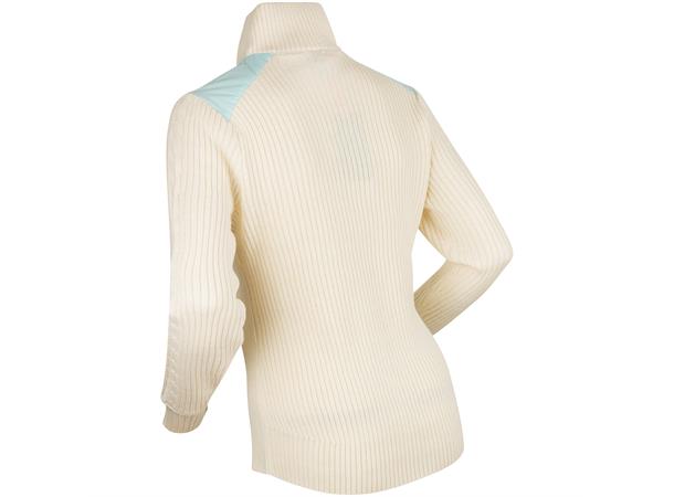 Dæhlie Dame Genser Half Zip Comfy M Varm genser i ullblanding Iced Aqua