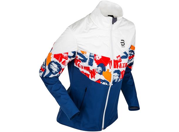 Dæhlie Zemsi Collab Jakke Dame XS Varmere langrennsjakke Norwegian Flag 