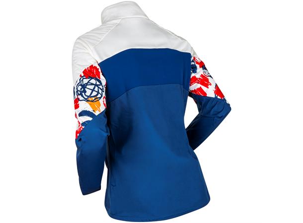 Dæhlie Zemsi Collab Jakke Dame XS Varmere langrennsjakke Norwegian Flag 