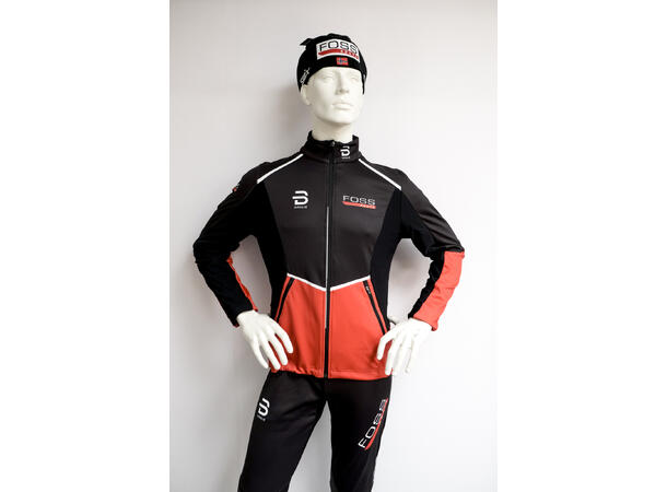 FOSS Sport Race Softshell Jakke Herre S Dæhlie skijakke med FOSS Sport logo 