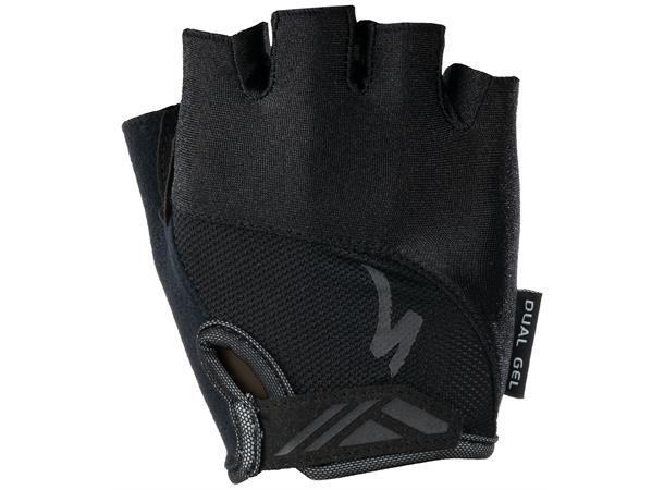 Specialized Dame Hanske BG Dual Gel SF S Sykkelhanske med gel til dame Black 