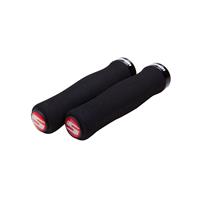 Sram Contour Foam Lockin Grips 129mm Holker 2 pack Black med endeplugg