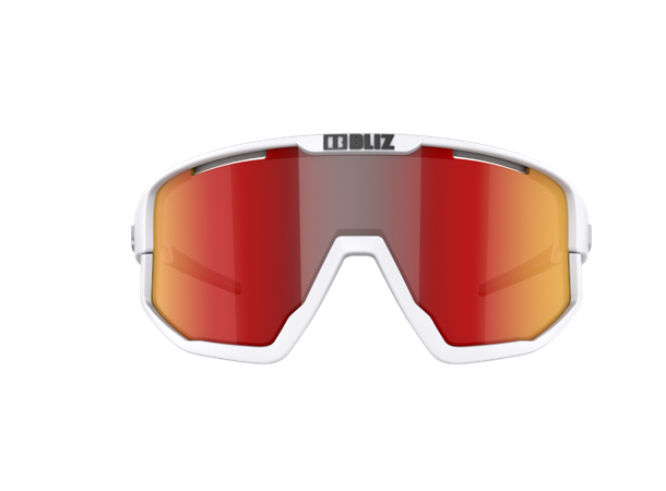 Bliz Active Fusion Matt White M12 Multisportbrille Lens: Smoke w red multi