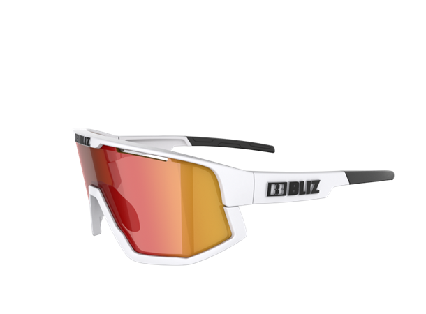 Bliz Active Fusion Matt White M12 Multisportbrille Lens: Smoke w red multi