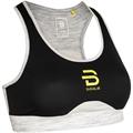 D&#230;hlie Bra Training Wool S Topp i ull/vindtett front Gr.Melange