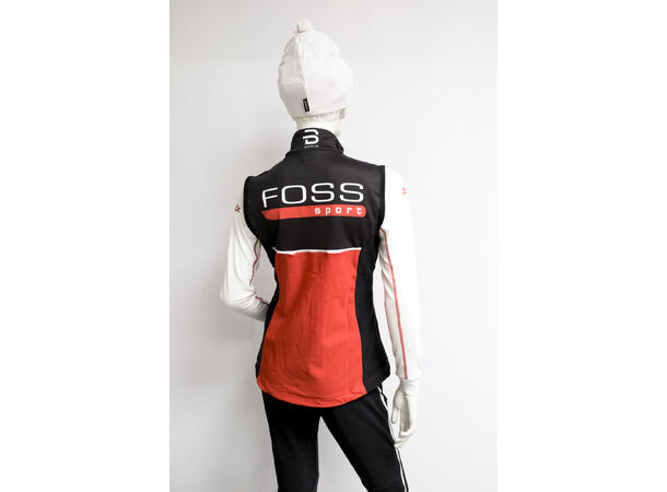 FOSS Sport Race Softshell Vest Dame S Dæhlie skivest med FOSS Sport logo 