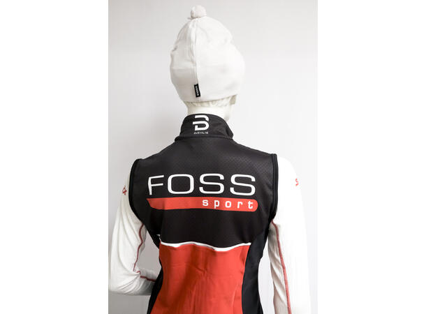 FOSS Sport Race Softshell Vest Dame S Dæhlie skivest med FOSS Sport logo 