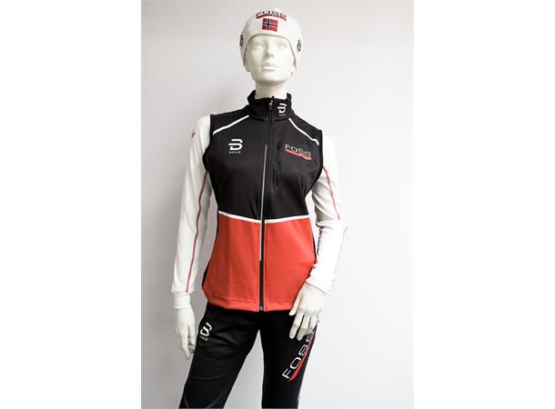 FOSS Sport Race Softshell Vest Dame S Dæhlie skivest med FOSS Sport logo 