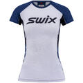 Swix Dame T-shirt Motion Tech Wool L Multisport tr&#248;ye med ull Silver