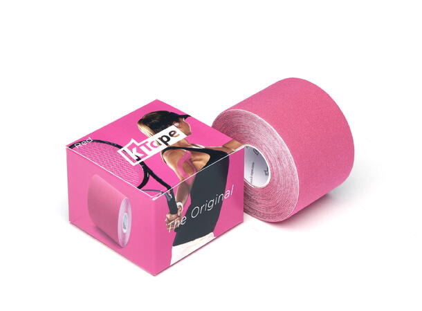 K-Tape Kinesiologi tape fra Biviax Rosa Tape av høy kvalitet til muskler og ledd 