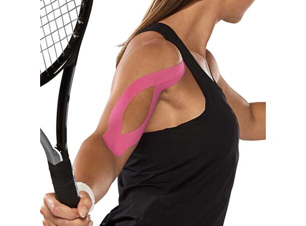 K-Tape Kinesiologi tape fra Biviax Rosa Tape av høy kvalitet til muskler og ledd 