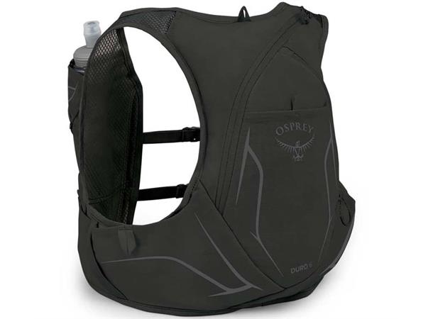 Osprey Duro 6 w/ Flasks L Lett og god løpesekk Dark Charcoal Grey